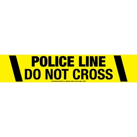 Police Line Do Not Cross Barricade Tape